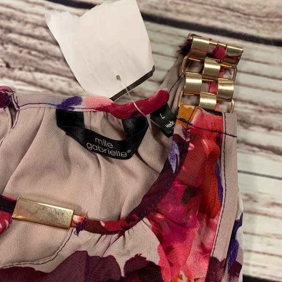 Mlle Gabrielle Large Flower Dress NWT - Picture 4 of 6